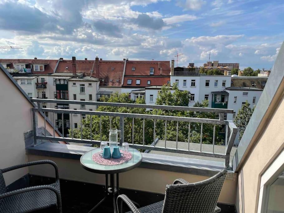 Loft Mit 2 Terrassen - Ruhig&Sonnig Apartamento Leipzig Exterior foto